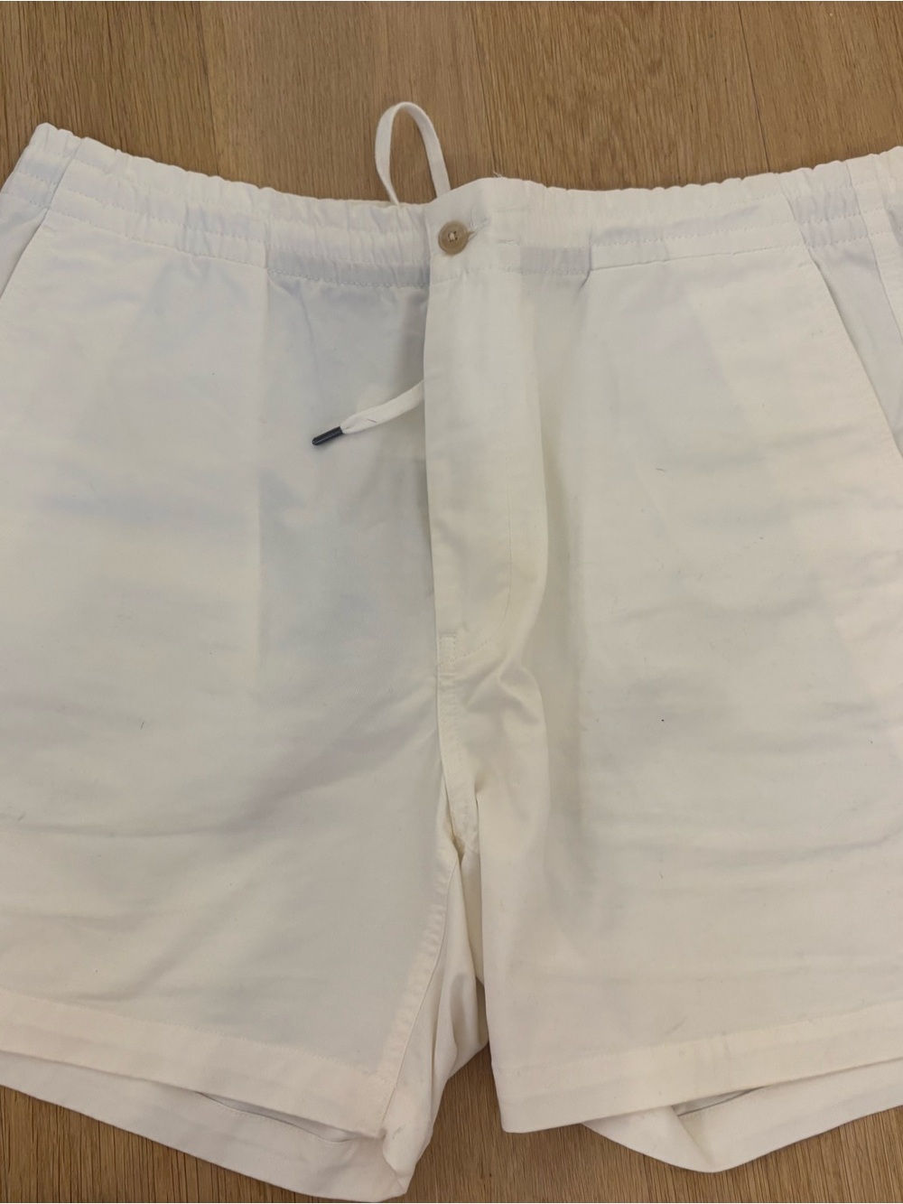 Polo by Ralph Lauren Off-White Athletic Drawstring Shorts